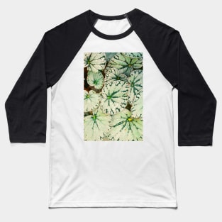 Begonia Leaves Baseball T-Shirt